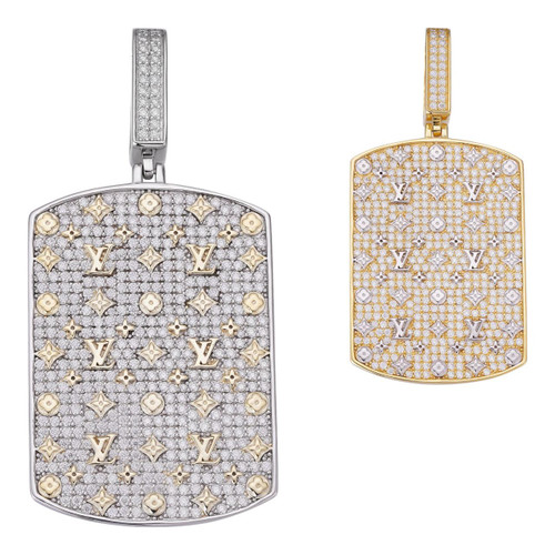 Louis Vuitton ネックレス シルバー/ゴールド harlembling-moissanite-louis-