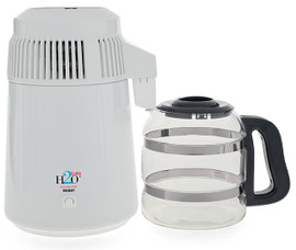 Best-in-Class White Water Distiller with EZ-Clean Glass Carafe