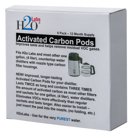 Activated Carbon Mega Pods - 6 Pack