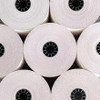 3" x 65' 3-Ply Carbonless Paper (50 rolls/case) - White / Canary / Pink