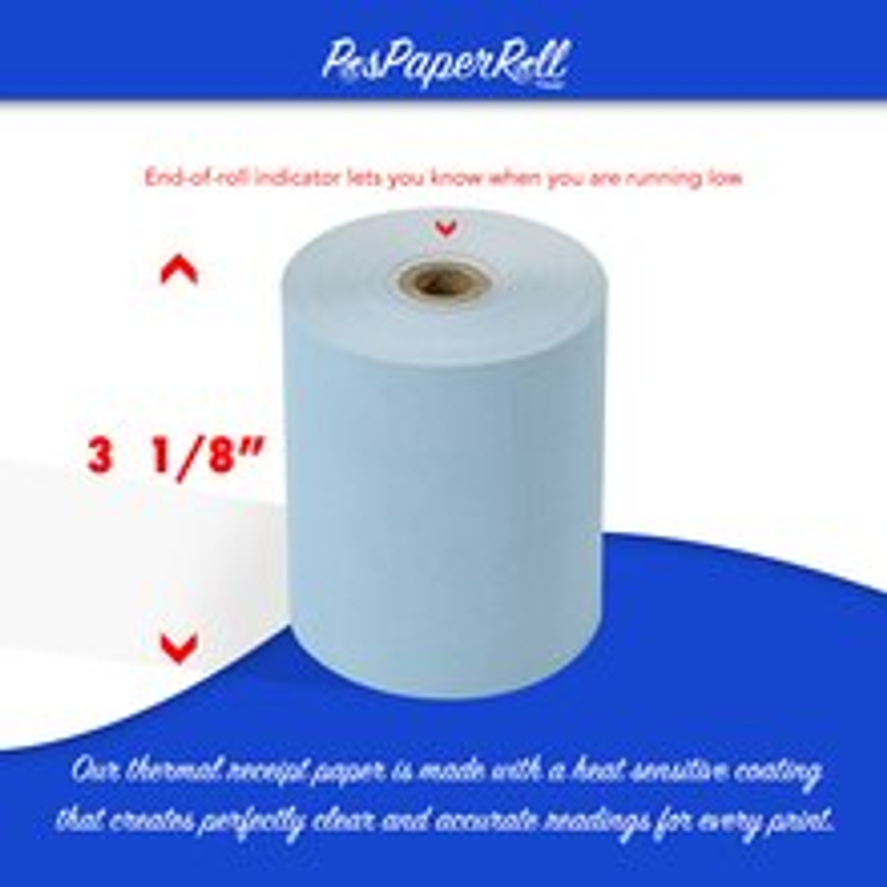 3 1/8 x 230' Yellow Thermal Paper (50 rolls/case) - BPA Free | POSPaper