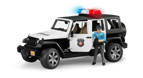 Jeep Wrangler Rubicon Unlimited Police Vehicle with Policeman & Accessories 