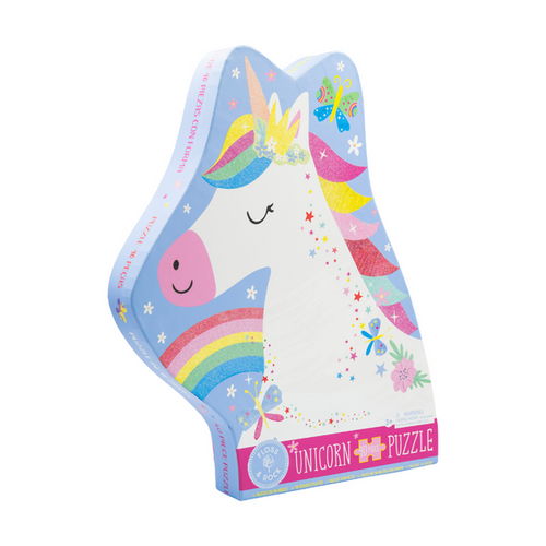 Rainbow Unicorn 40pc Shaped Puzzle 