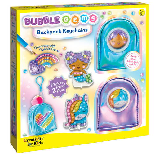 Bubble Gems Backpack Key Chains 