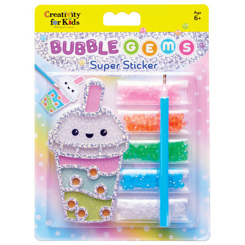 Bubble Gem Super Sticker - Bubble Tea 