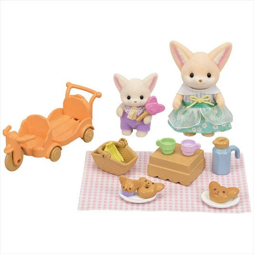 Sunny Picnic - Fennec Fox Sister & Baby 