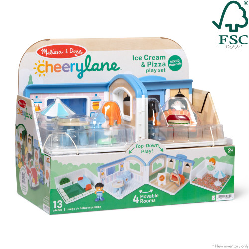 Cheery Lane Ice Cream & Pizza Play Set