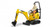JCB Micro Excavator 8010 w Construction Worker