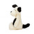 Bashful Black and Cream Puppy Medium