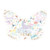 Fantasy Butterfly Shape Puzzle