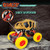 Crazy Truck - Pull Back Dinosaur Truck - Yellow 