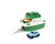 Ferry Boat with Cars - Green 