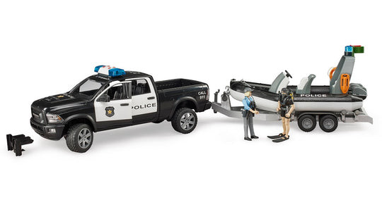 RAM 2500 Police Pickup with L&S plus Trailer & Boat