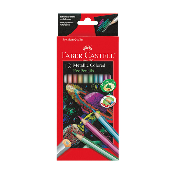 12ct Metallic Colored EcoPencils 