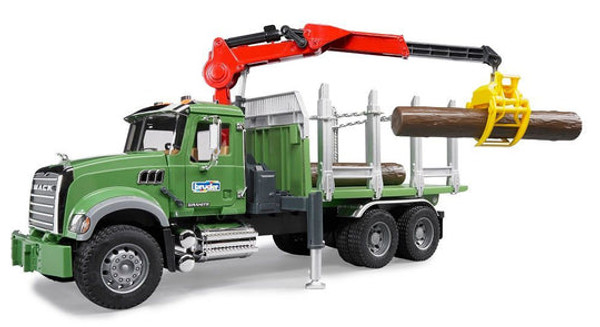 MACK Granite Timber Truck w/ Loading Crane 
