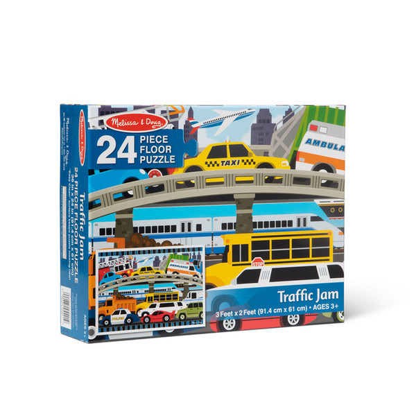 Traffic Jam Floor Puzzle 24pc