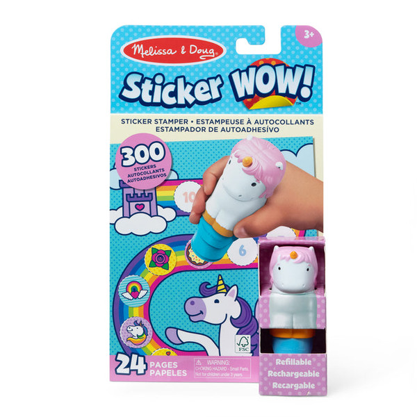 Sticker WOW! Unicorn with Book & Stickers  Sticker WOW! Unicorn with Book & Stickers