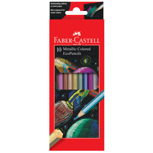 10ct. Metallic EcoPencils 