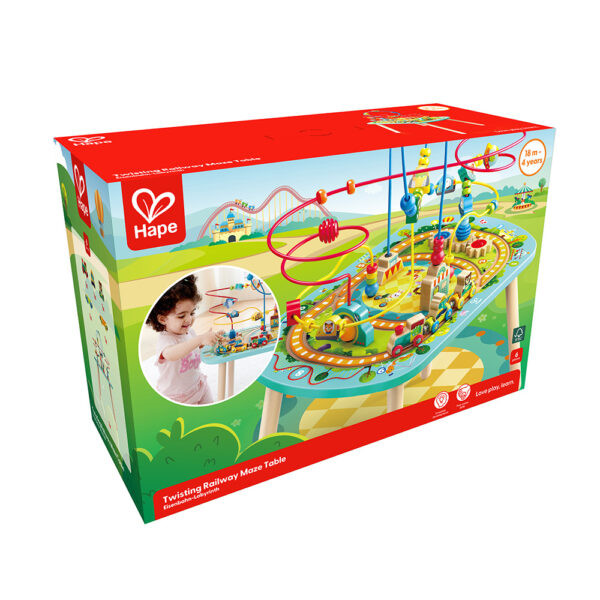 Twisting Railway Maze Table  Twisting Railway Maze Table