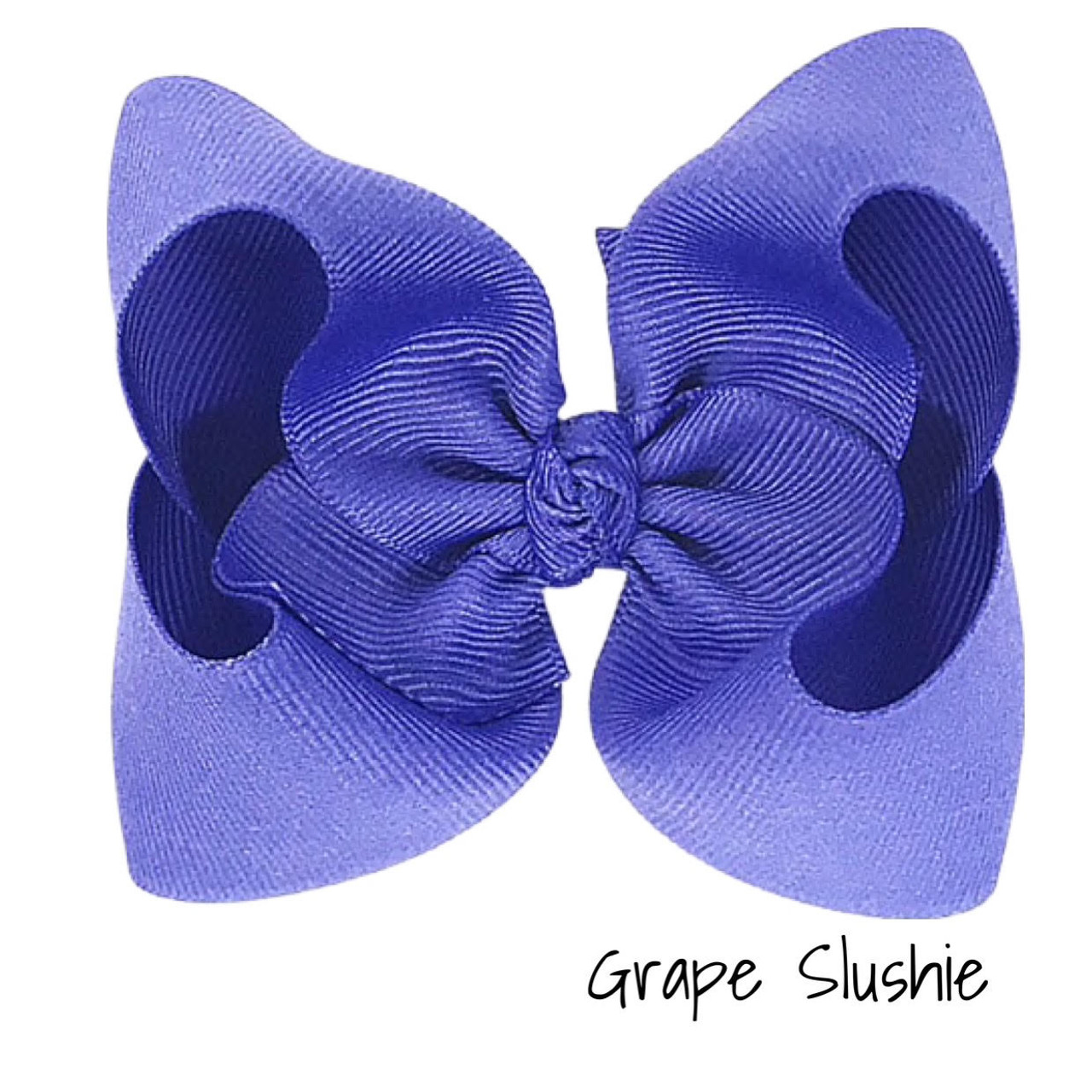 Grape Slushie Grosgrain Hairbow – One Stop Bow Shop