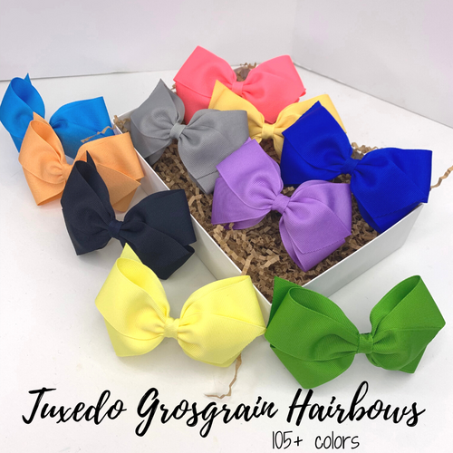 Tuxedo Hairbows By Size