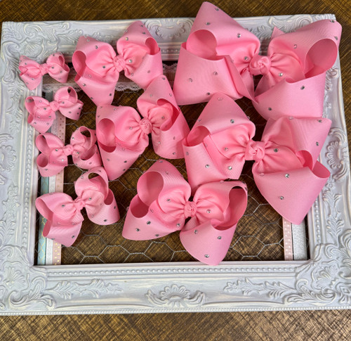 Rhinestone Hairbows