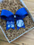 Royal Blue Cheer Sport Team Bow