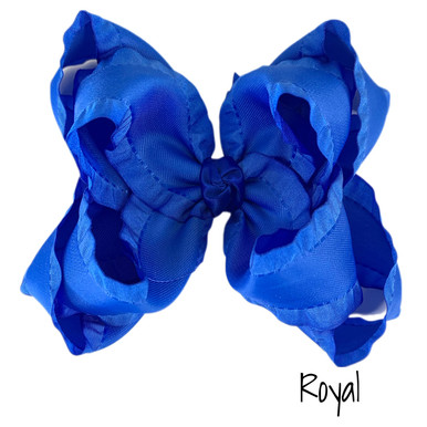 Ruffle Stack Hairbows for Little Girls