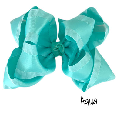 Ruffle Stack Hairbows for Little Girls
