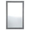 Westpoint Collection Weathered Gray Solid Wood Mirror