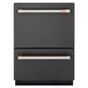 Café - 24” Top Control Built-In Double Drawer Dishwasher - Matte Black - CDD420P3TD1