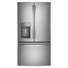GE 27.7 CuFt French Door Refrigerator.  Fingerprint Resistant, LED Lighting, Dual Evaporators. - GFE28GYNFS