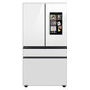 Samsung Bespoke 4-Door French Door Refrigerator (29 cu. ft.) with Family Hub White Glass - RF29BB890012
