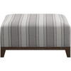 Sasha Stone Gray Square Ottoman