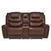 Spectrum Reclining Console Loveseat