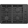 GE 30” Built-In Gas Cooktop in Black - JGP3030DLBB