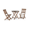 Ayers Collection Brown Bistro Set