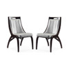 Danube Dining Chair in Silver (Set of 2)
