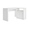 Kalmar L -Shaped  Desk in White