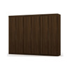 Mulberry 2.0 Wardrobe Closet - Set of 3 in Brown