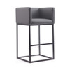 Embassy Barstool in Gray and Black