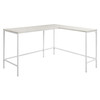 Contempo L-shaped Desk in White Oak Finish