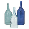 Monteith Blue Cloche Bottles - Set of 3