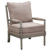 Abbott Chair in Dolphin Fabric with Brushed Gray Base K/D