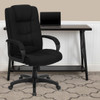 High Back Black Fabric Executive Swivel  Chair with Arms