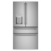 Cafe 27.8 cu. ft. Smart 4-Door French Door Refrigerator in Stainless Steel, ENERGY STAR - CVE28DP2NS1
