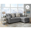 Crestview Track Arm Graphite Sofa Chaise