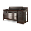 Sorelle Princeton Elite Panel Crib & Changer - Espresso