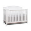 Sorelle Berkley Round Top Panel Crib - White