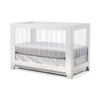 Sorelle Soho Acrylic Crib - White